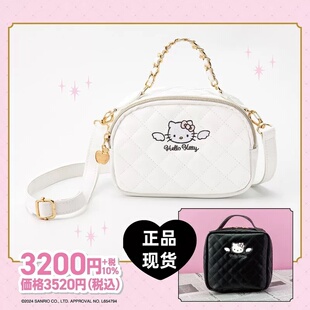 正品 现货凯蒂猫保色天使迷你多功能三用包可手拎可斜挎可当化妆包