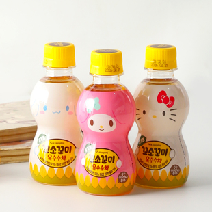 韩国进口某月玉米须大麦茶饮料三丽鸥联名高颜值夏日清凉解渴饮品