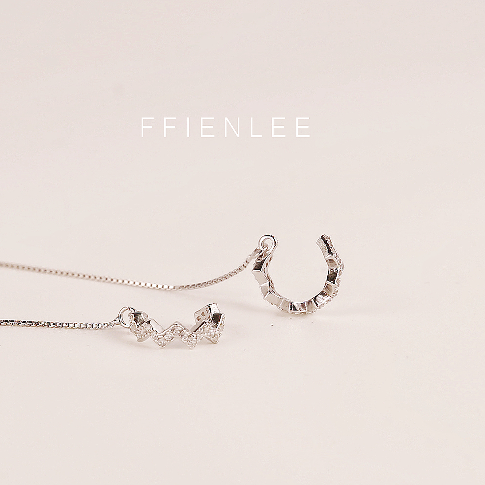 S925银 如梦 长款流苏耳线女气质高级百搭耳环二合一耳夹