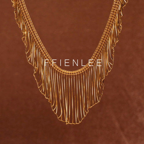 链子925银 塞纳河之梦 轻奢小众夸张毛衣链女款气质个性项链