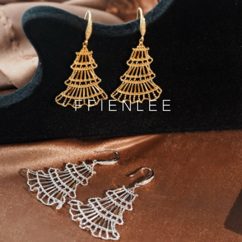 925银耳饰  森林舞曲 轻奢小众设计耳饰女款气质时尚耳环