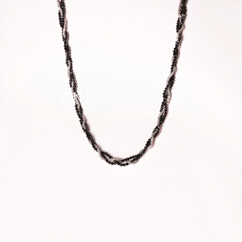 链子925银  繁星漫步 多层缠绕项链波光粼粼女神锁骨链