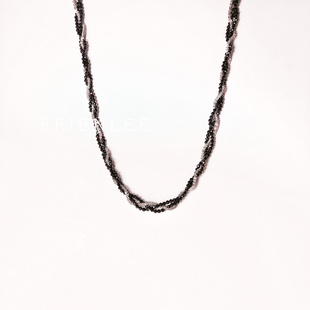 链子925银 多层缠绕项链波光粼粼女神锁骨链 繁星漫步