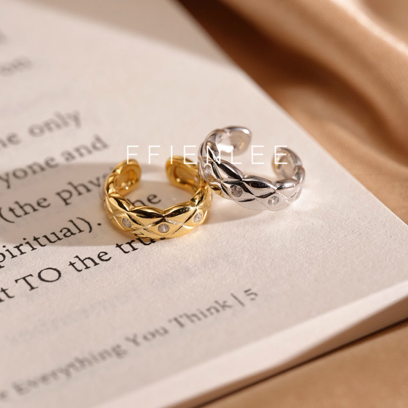 925银耳饰  光影诗篇 气质设计感耳饰女款百搭耳骨夹