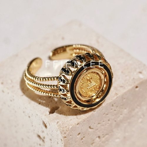 925银戒指 月光光 轻奢小众设计活口戒女款气质百搭戒指