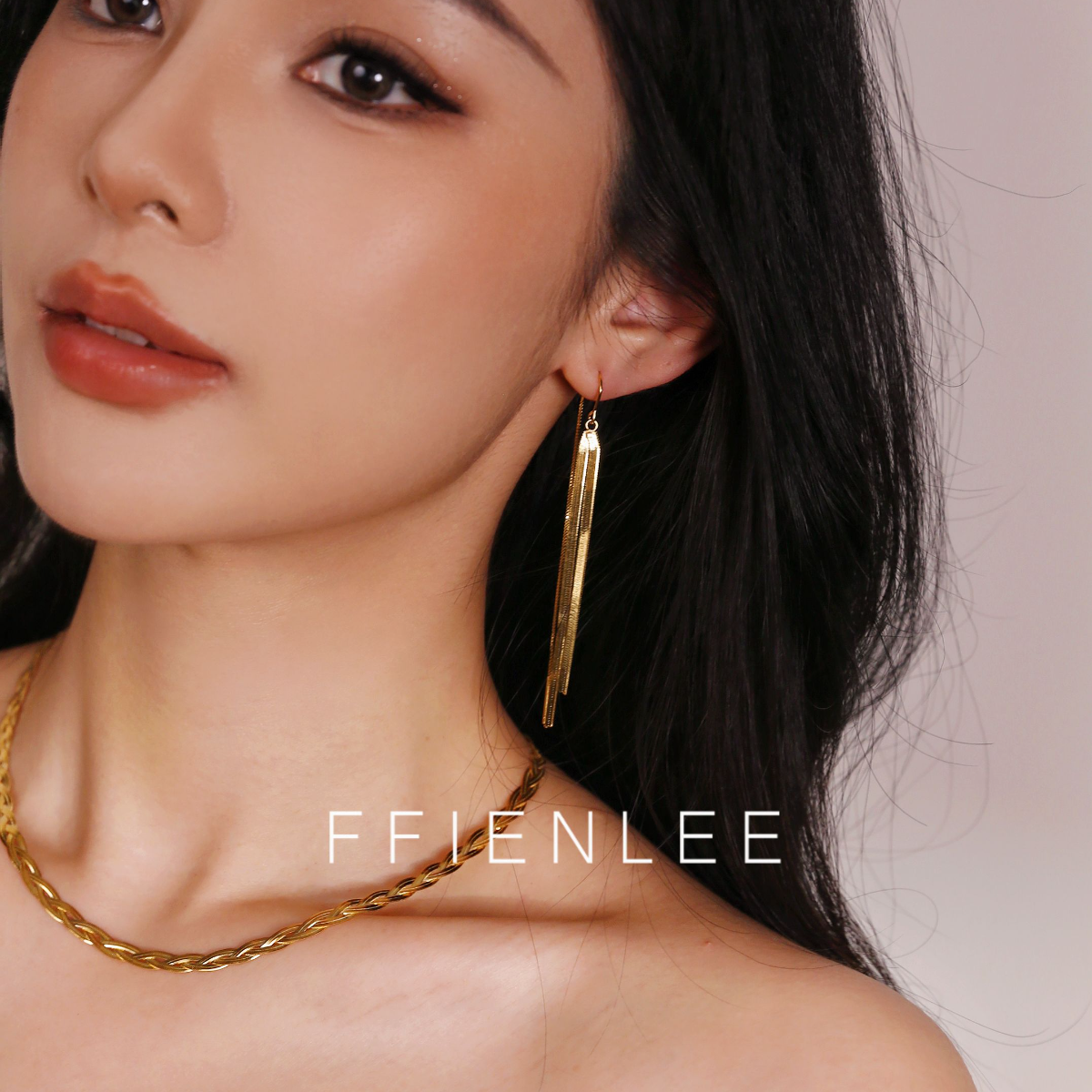 925银耳饰  布丁 挂耳式2mm蛇骨链流苏耳饰女小众高级感气质耳线,饰品/流行首饰/时尚饰品新,银饰耳饰,淘宝优惠券,粉丝福利购,淘宝优惠卷