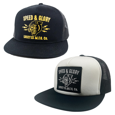 刺绣美式街头卡车帽网帽机车平檐