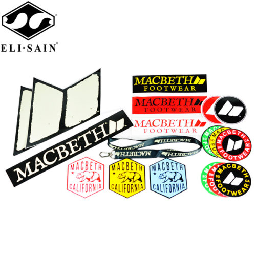 macbeth美式潮牌街头钥匙绳车贴