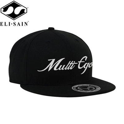 中国后乐队素色刺绣纯棉平檐帽