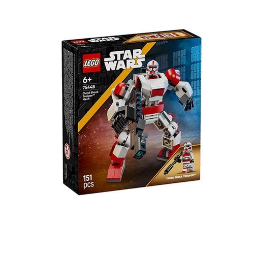 LEGO乐高星球大战系列75448克隆人震击士兵机甲男孩拼搭积木玩具