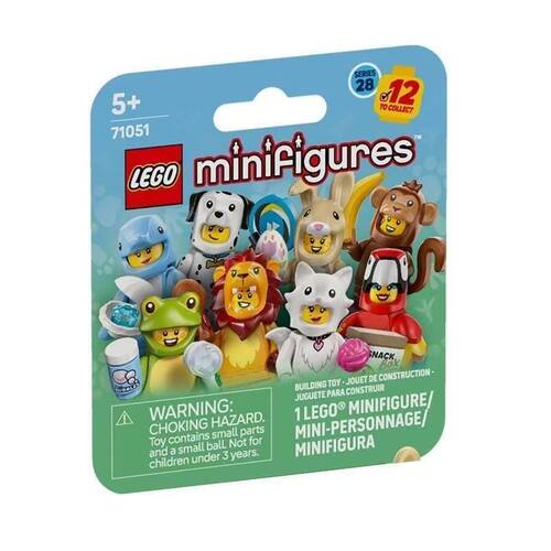 LEGO乐高71051人仔抽抽乐第28季动物装人仔益智拼搭积木收藏礼物
