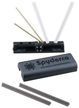 美国Spyderco蜘蛛204MF系列高硬度便携定角磨刀器研磨棒磨石油石