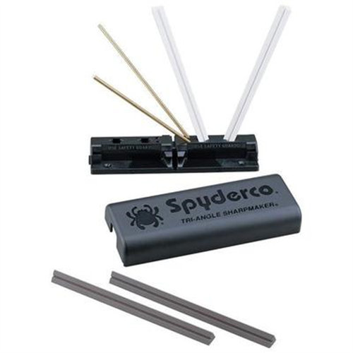 美国Spyderco蜘蛛204MF系列高硬度便携定角磨刀器研磨棒磨石油石