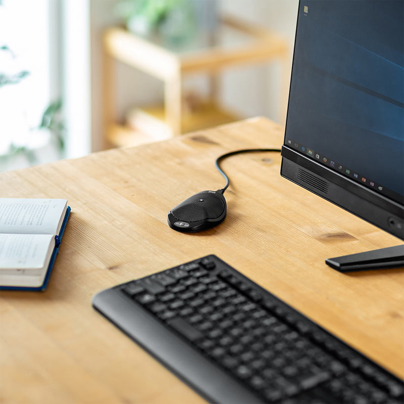 SANWA SUPPLY会议麦克风USB全向话筒高灵敏度收音5米广泛收音