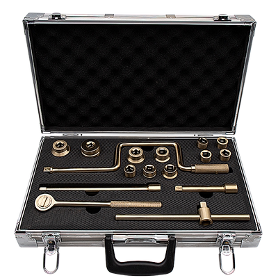 开拓铝青铜防爆套筒棘轮扳手套装