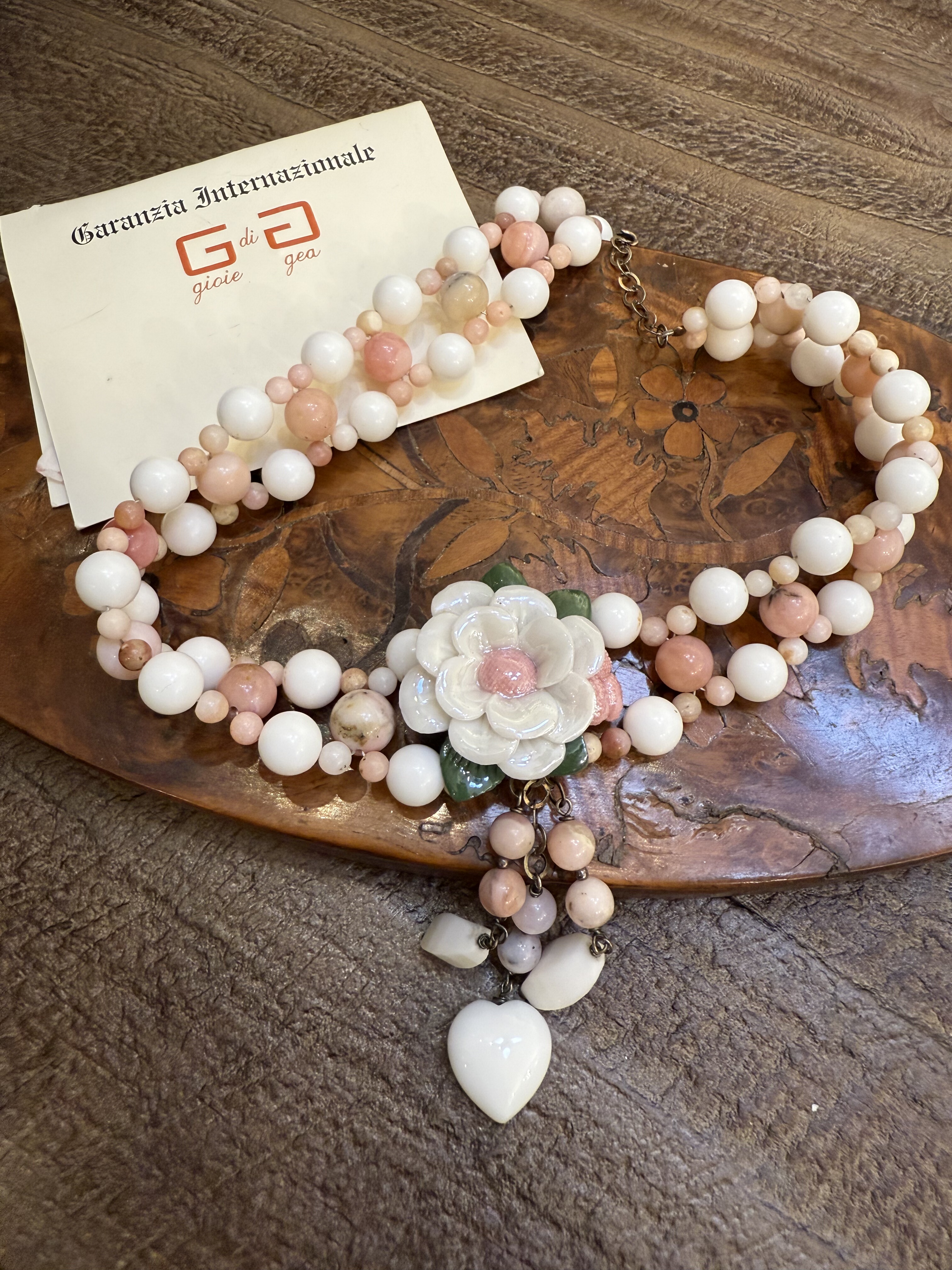 中古默认微瑕不退不换  原石银项链 choker 意大利