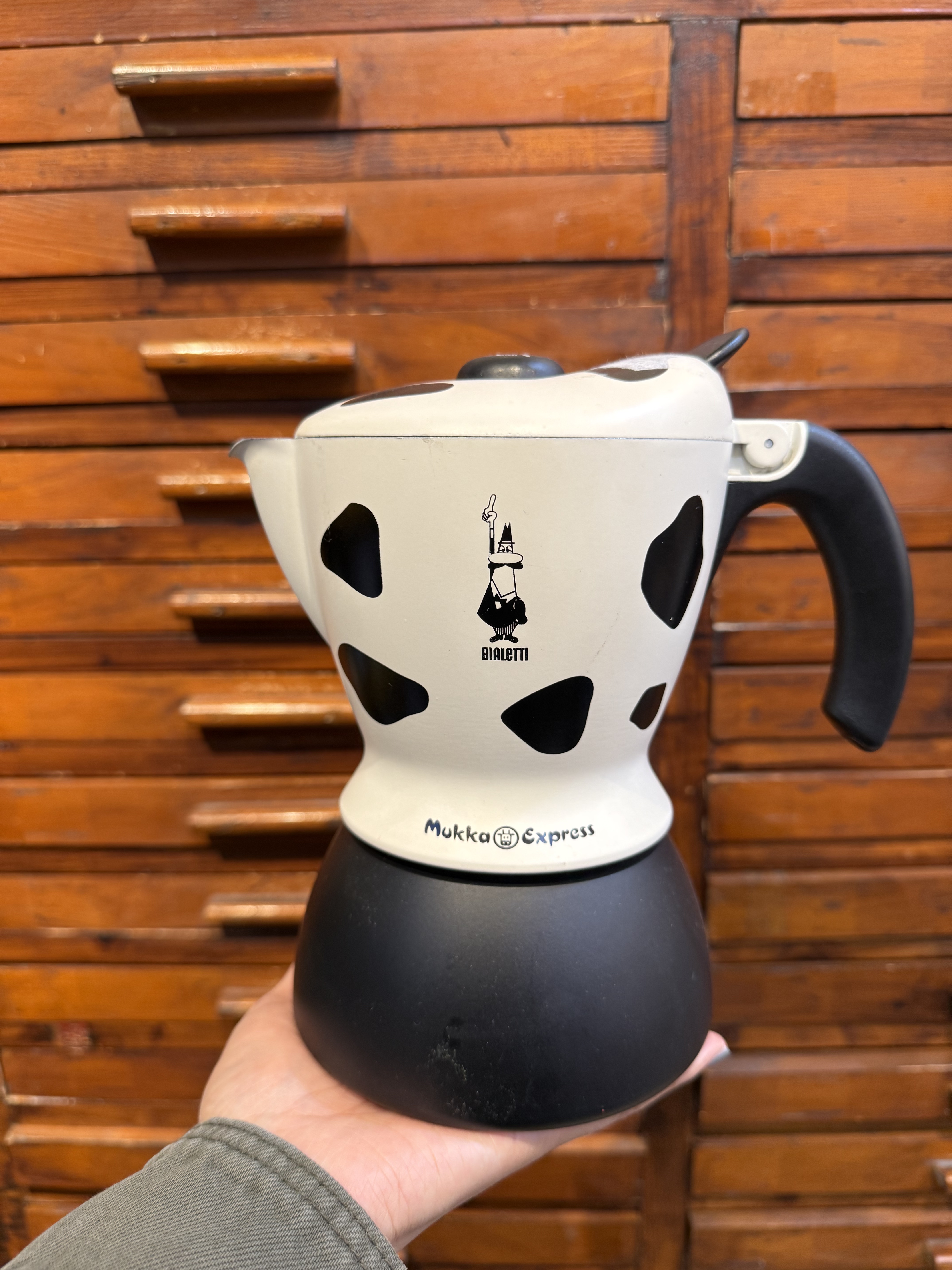 中古默认微瑕不退不换 中古比乐蒂摩卡壶 卡布奇诺摩卡壶 有旧感