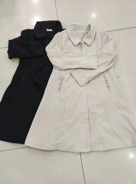 福利款日本日系AXES甜美可爱刺绣毛呢大衣外套 女