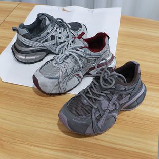 女661 诗路花语女鞋 保暖休闲运动鞋 欧版 2700 2025冬加绒厚底老爹鞋