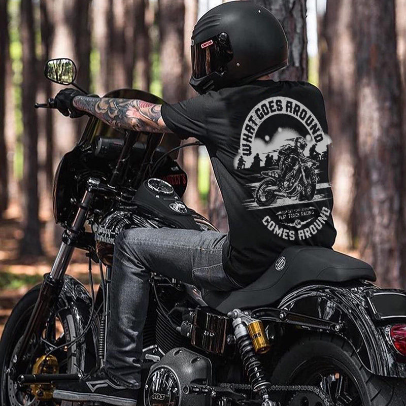 骑行短袖t恤男机车摩托车骑士欧美赛车工装机车黑色男越野纯棉tee|msdalam kategori Pakaian Lelaki, baju-T - dari Buy2taobao.com untuk memberikan perkhidmatan ejen Taobao profesional membeli