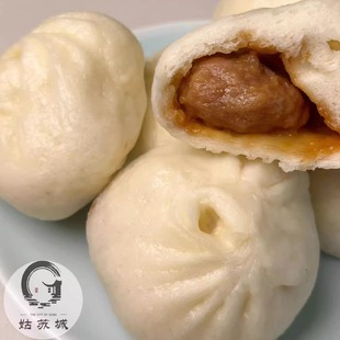 苏州美食特产万福兴糕点店素菜包鲜肉包小笼包美味点心真空顺丰