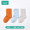 Children's mid length stockings Xia Orange+Light Grey+Light Blue