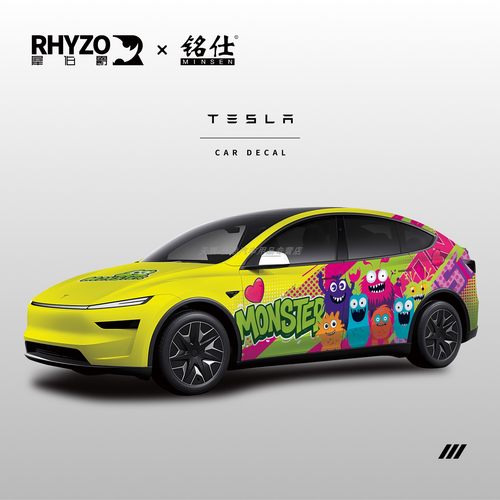 特斯拉焕新版ModelY/YL3车贴拉花