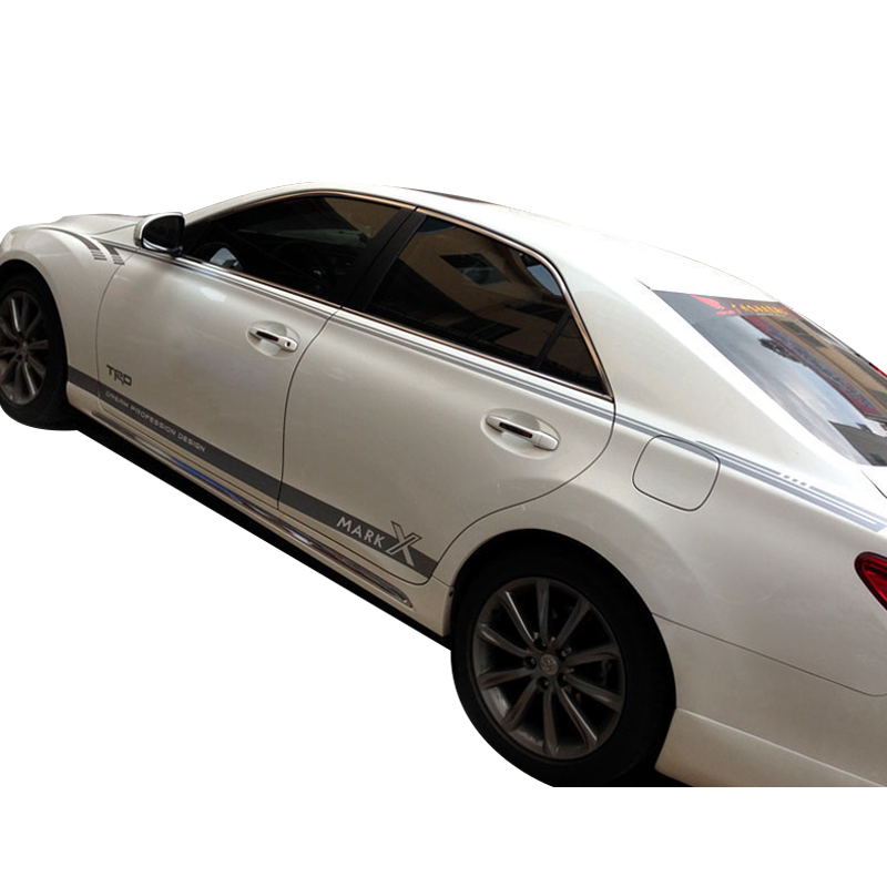 适用丰田TRD车贴腰线凯美瑞装饰汽车贴纸卡罗拉车身贴锐志侧裙边