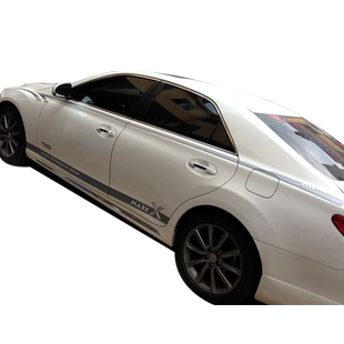 适用丰田TRD车贴腰线凯美瑞装饰汽车贴纸卡罗拉车身贴锐志侧裙边