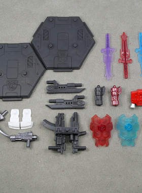 TIM改造布鲁 可克星辰版大黄 蜂擎天 柱威震铁皮横炮千斤顶配件