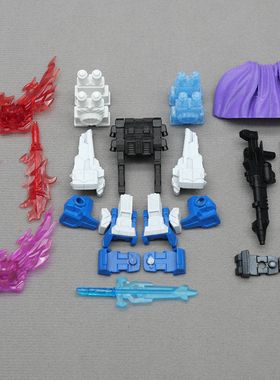 TIM改造布鲁星辰版可第六弹通晓装甲镜像补天士特效升级配件包