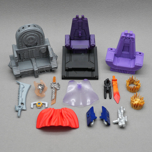 TFS布鲁 可星辰版通用狂派霸天虎王座声波钢锁红蜘蛛第三弹配件包