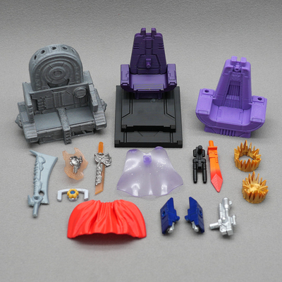 星辰版霸天虎王座钢锁声波武器