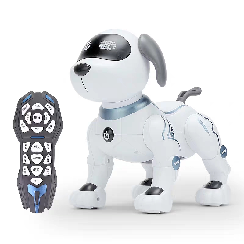 乐能汇奇宝儿童编程智能机器狗K16特技狗遥控狗电动宠物玩具益智