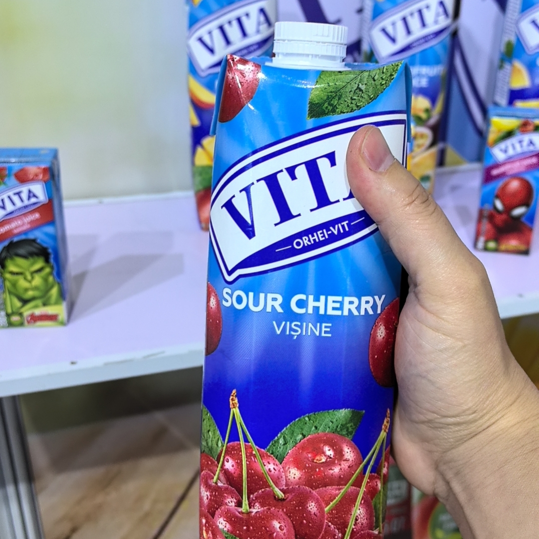 果子满分VITA 欧洲车厘子樱桃汁进口果汁饮料0脂0香精大瓶好喝