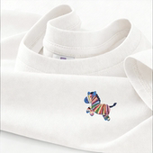 100%纯棉短袖 重磅半袖 体恤男女夏季 品牌联名马年T恤 短袖