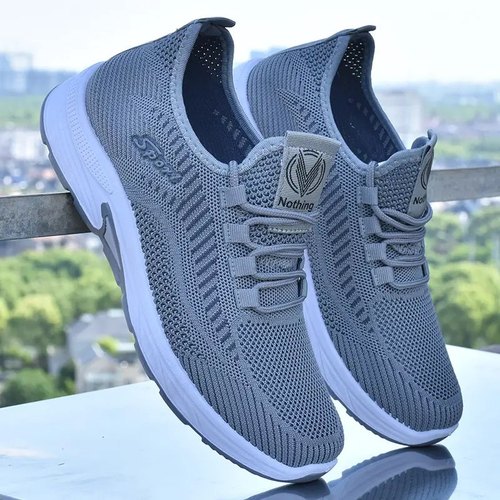 国货品牌夏季防臭网鞋男软底一脚蹬懒人鞋韩版套脚布鞋休闲运动鞋