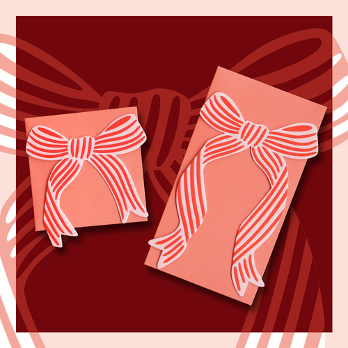 蝴蝶结创意可爱红包/利是封（5个装）