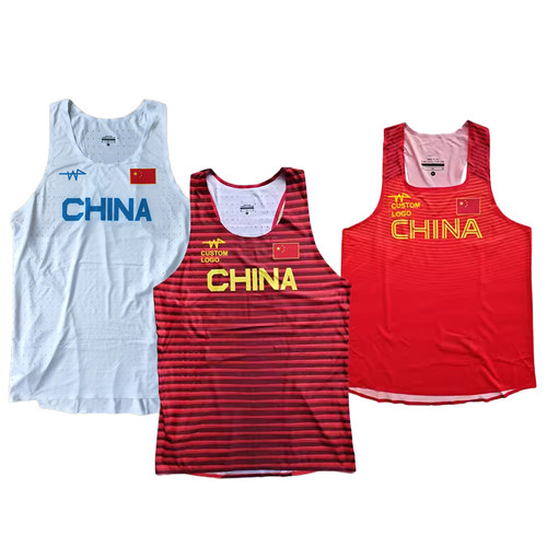 马拉松badiace田径服无缝贴边