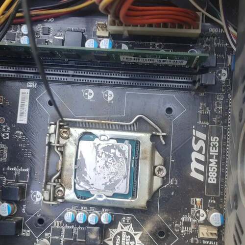 可维修msi b85主板加i54460套装200元议价