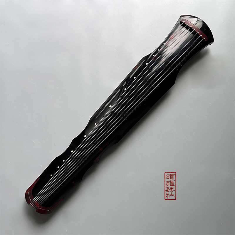 「颂雅琴社」王俊亲斫 坤琴  伏羲式古琴『乐』 馆藏现货