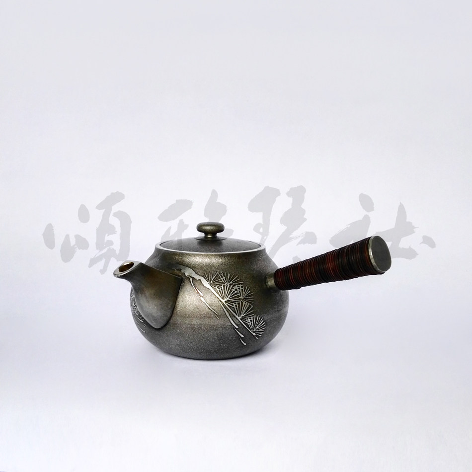 『颂雅琴社』老锡急需 松竹纹 茶壶 中式茶器 茶具