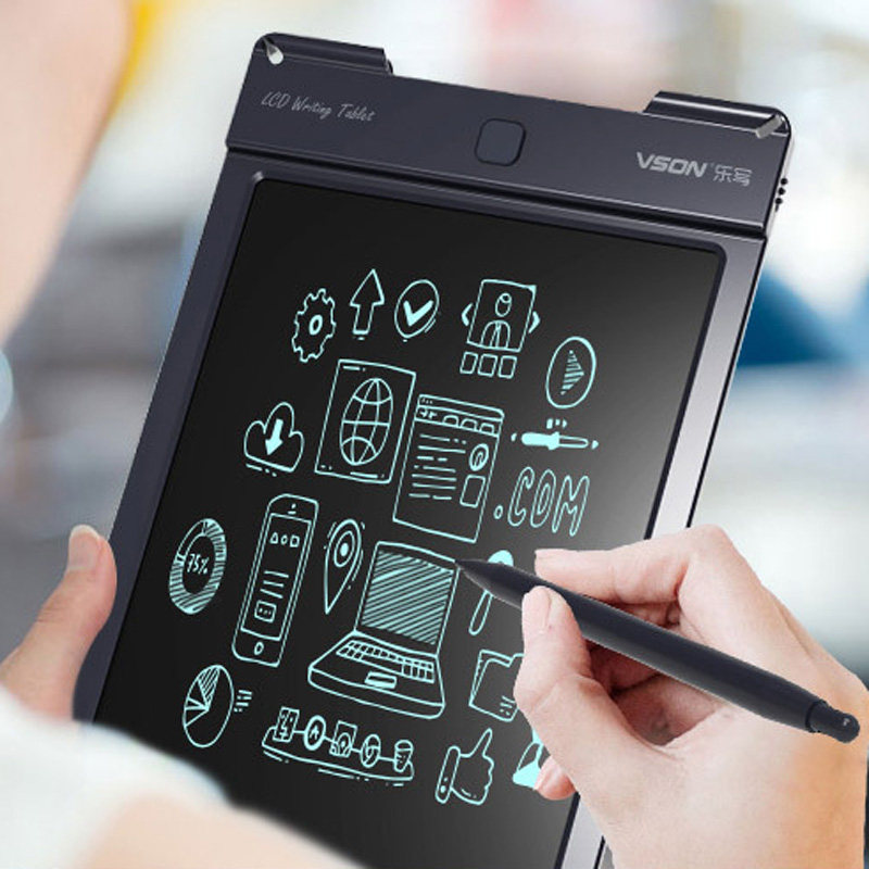 9寸液晶电子手写板画板办公写字板儿童早教涂鸦绘图留言板演算板