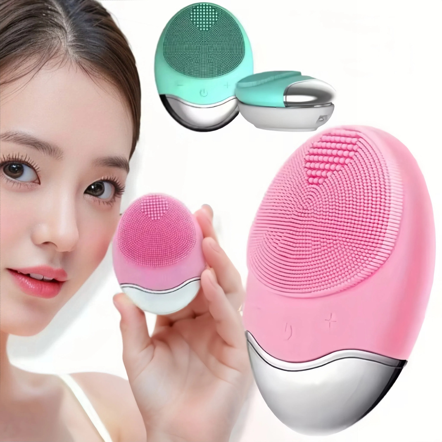 超声波硅胶洁面仪洗脸仪毛孔清洁洗脸刷脸部清洁仪器去黑头死皮