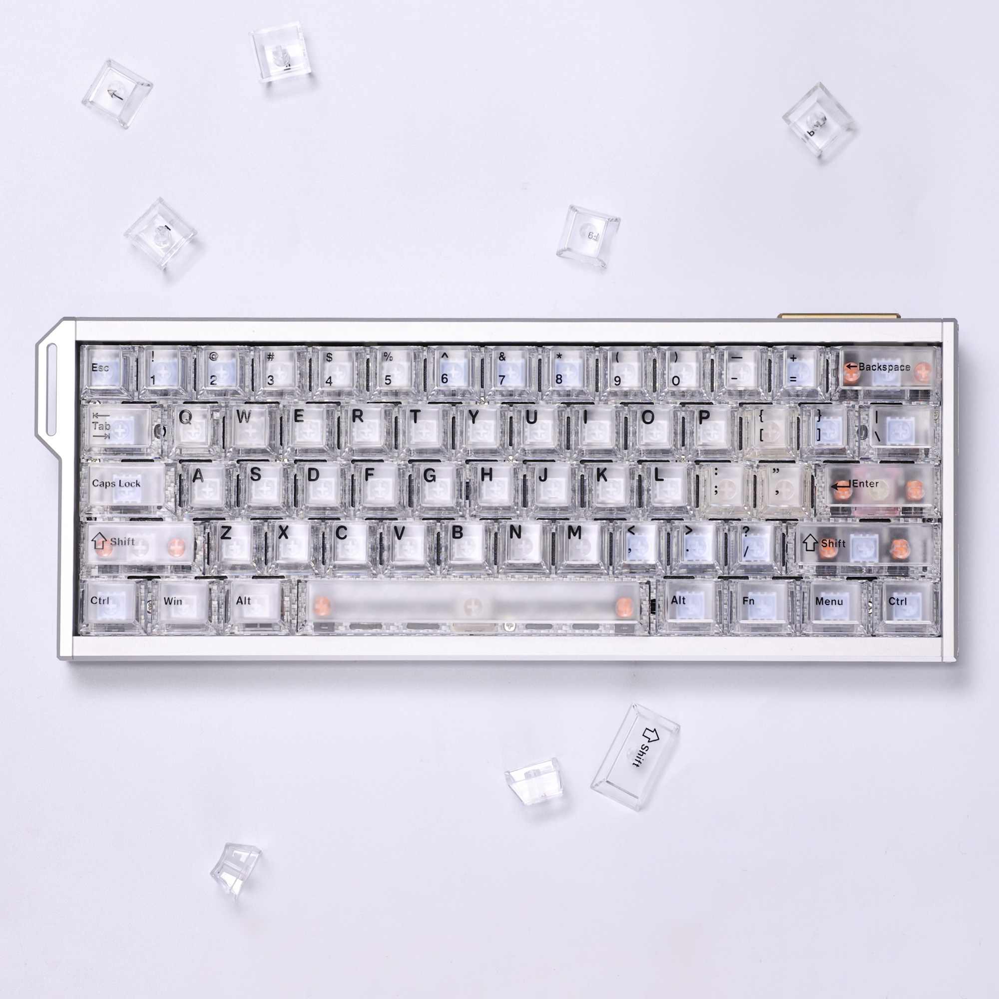 哈狐Chosfox 磨砂透明PC白透键帽机械键盘透光适用原厂高度61/108,电脑硬件/显示器/电脑周边,键帽,淘宝优惠券,粉丝福利购,淘宝优惠卷