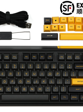 腹灵CMK87机械键盘87键三模全键热插拔凯华BOX轴红轴白轴冰薄荷轴