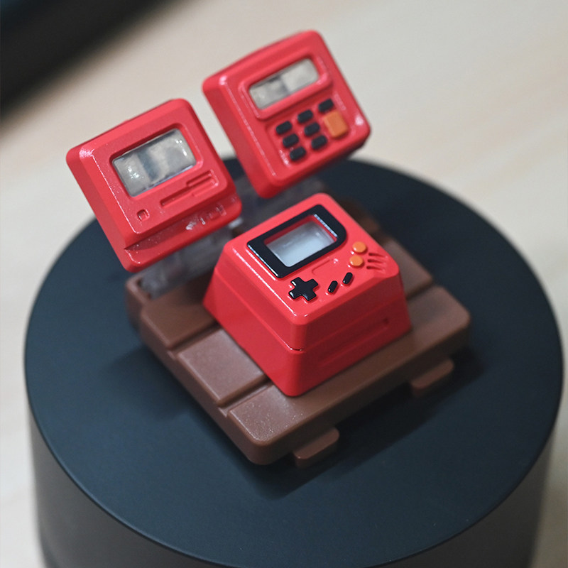 HAHU PERIPHERALS K-04 RETRO PERSONALITY KEYCAPS MAC MACINTOSH DETACHABLE CREATIVE ESC KEYS ADAPT TO MECHANICAL KEYBOARD
