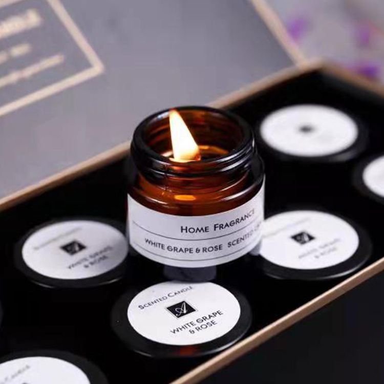 S3 黑白试香小样 法式复古ins风香薰蜡烛 卧室摆件旅行装伴手礼