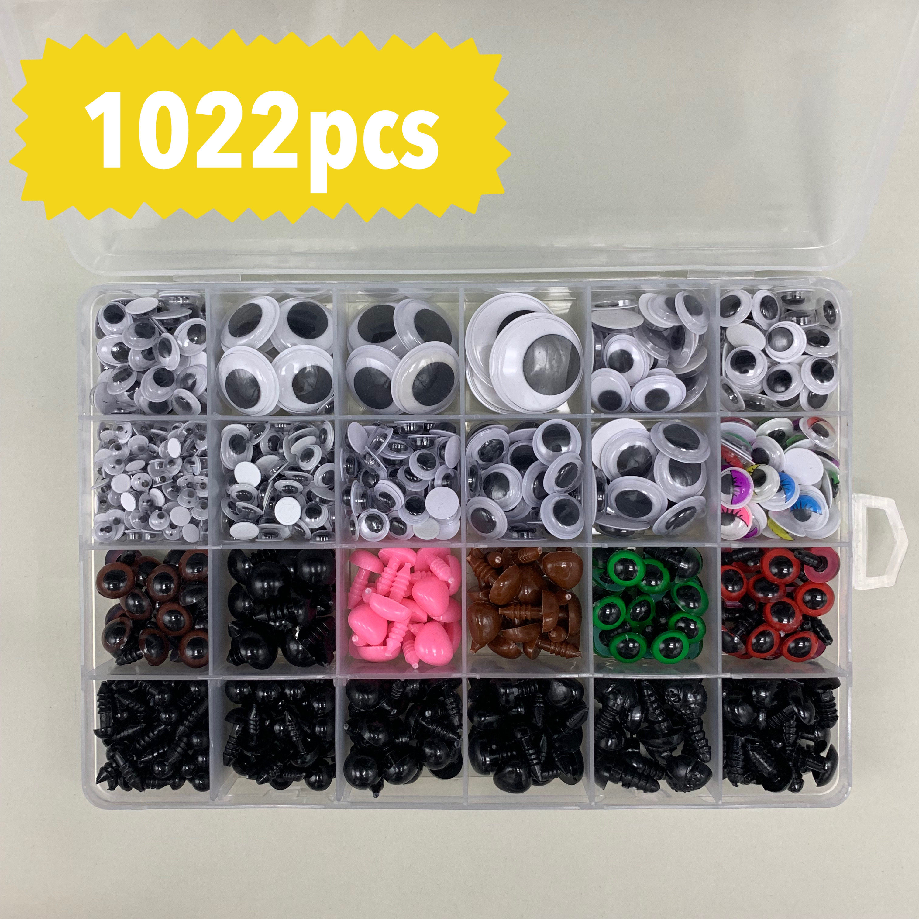 黑豆眼动物眼睛彩色义眼三角鼻子毛绒玩偶玩具眼螺丝眼小狗眼