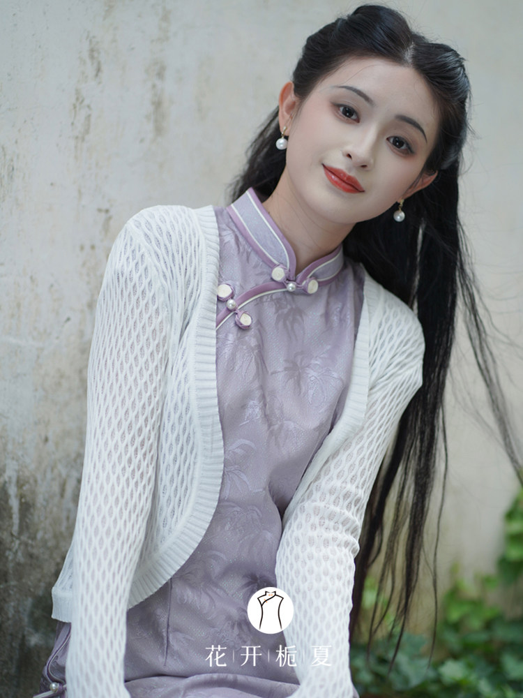 花开栀夏   文艺复古百搭短款针织开衫防晒上衣配裙子小外套,女装/女士精品,毛针织衫,淘宝优惠券,粉丝福利购,淘宝优惠卷